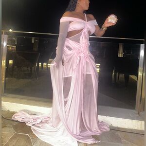 Lashawn Bradshaw custom wet look dress